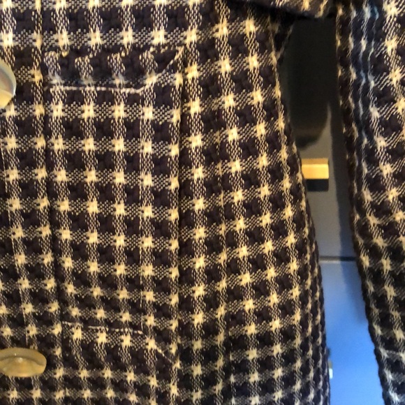 Gorgeous Tracy Reese navy & white coat. Size 8 - Picture 8 of 8